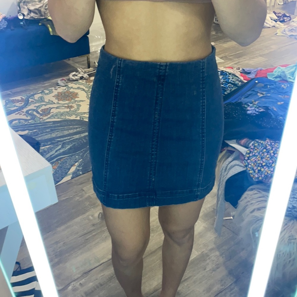 Size 3 Jean Skirt, Dark Blue